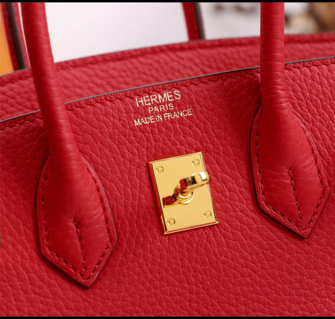 Her S Birk Handbag 30 cm Togo Leather
