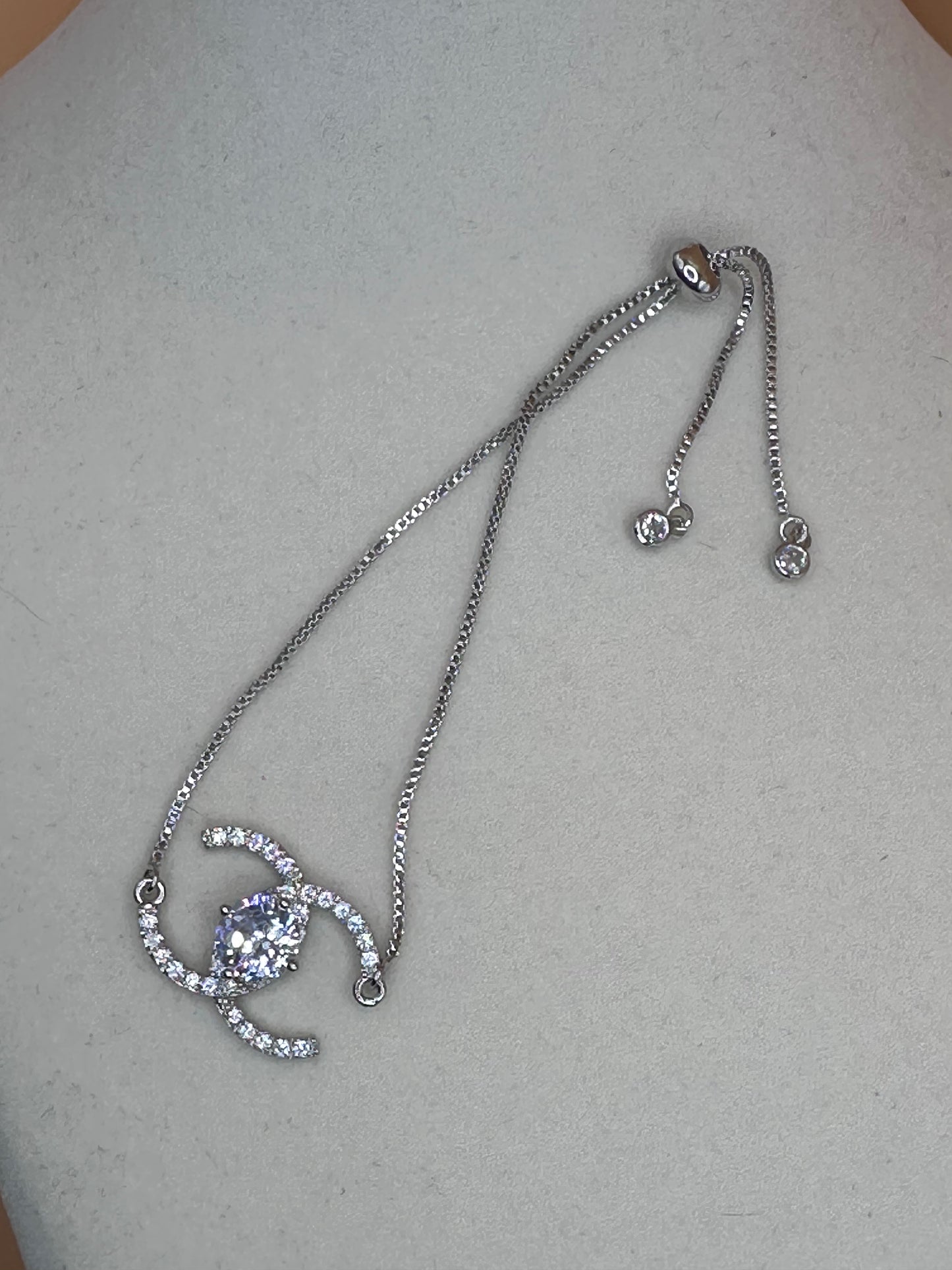 Coco CZ bolo bracelet