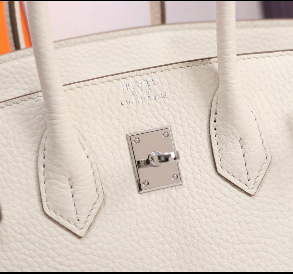 Her S Birk Handbag 30 cm Togo Leather