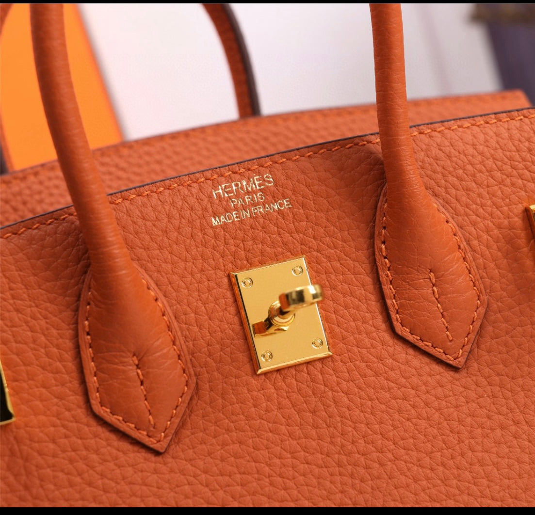 Her S Birk Handbag 30 cm Togo Leather
