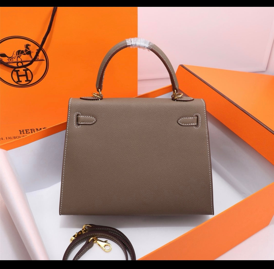 Her S Kel E Handbag 25 cm Epsom Leather