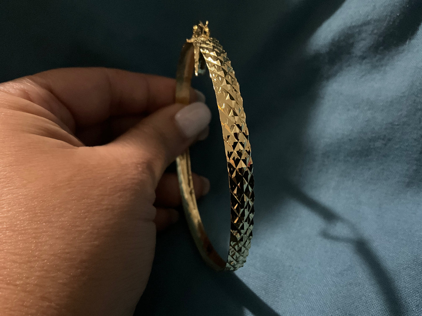 Hoop Earrings 70 mm Gold filled
