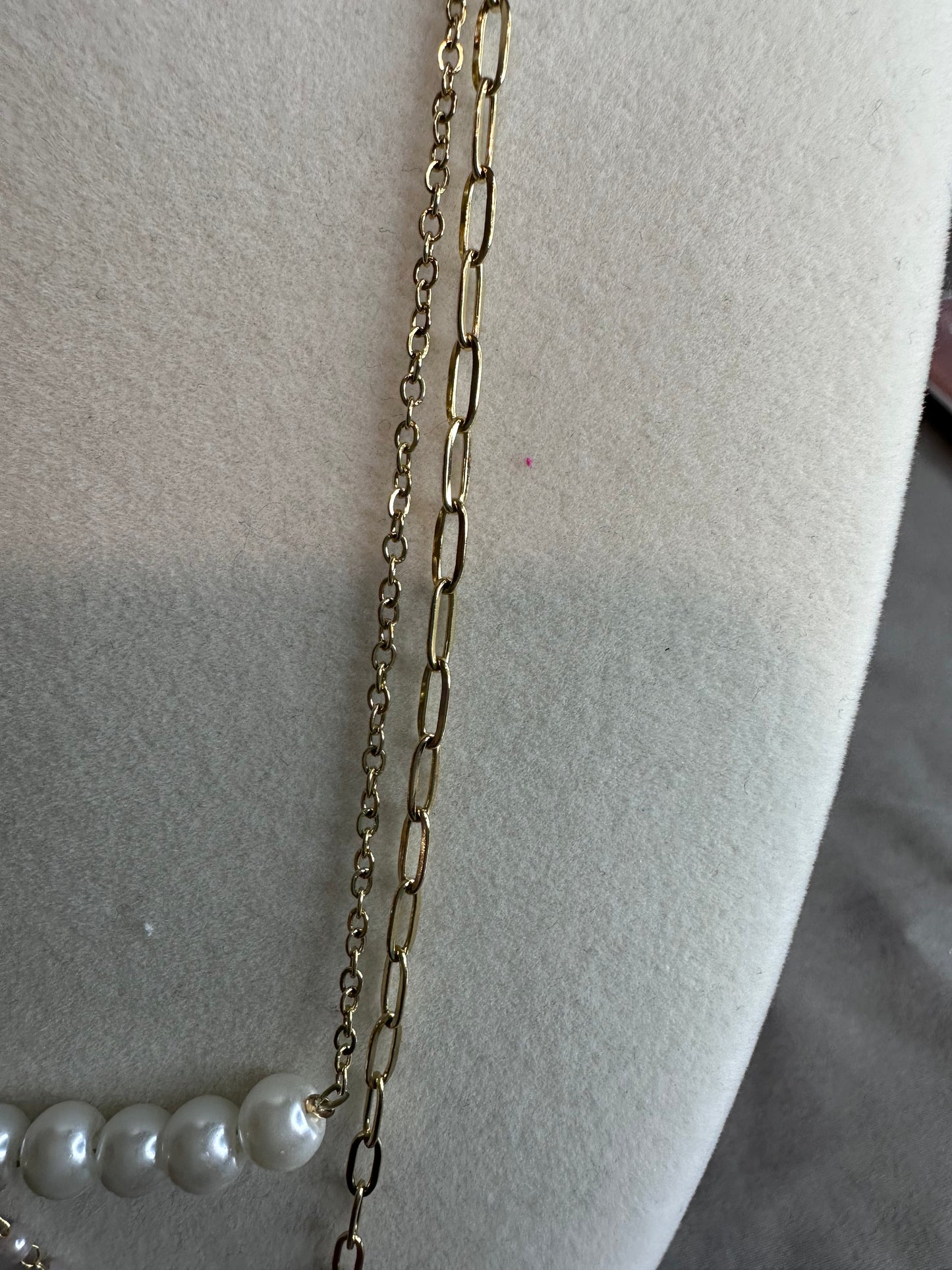 Coco Necklace and Earrings pearls