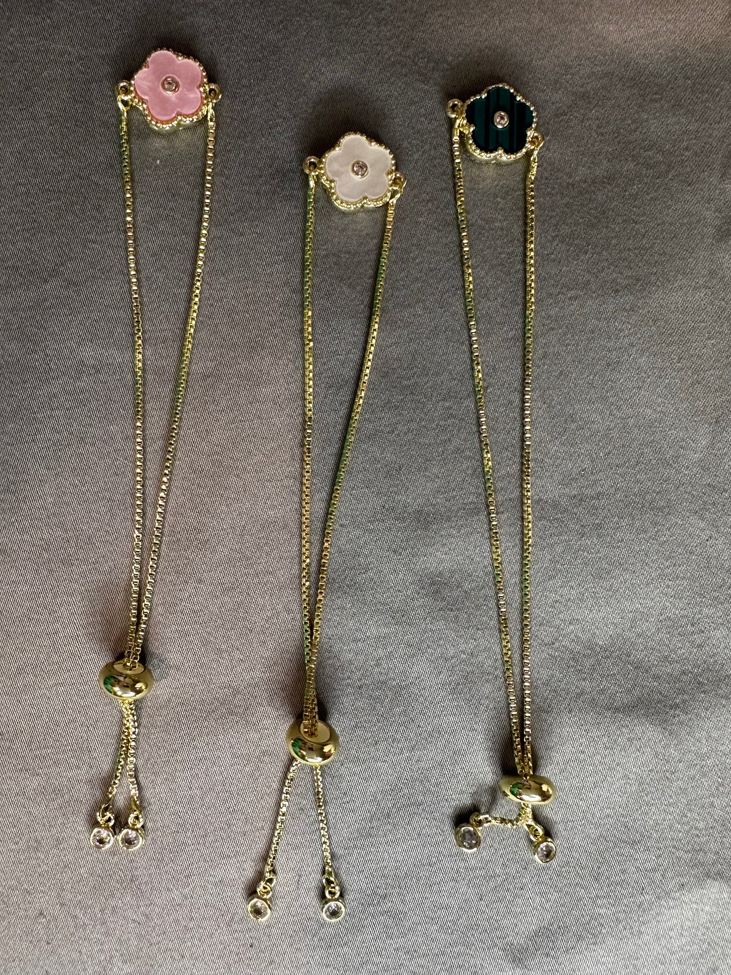 Five Clover Bolo Bracelet