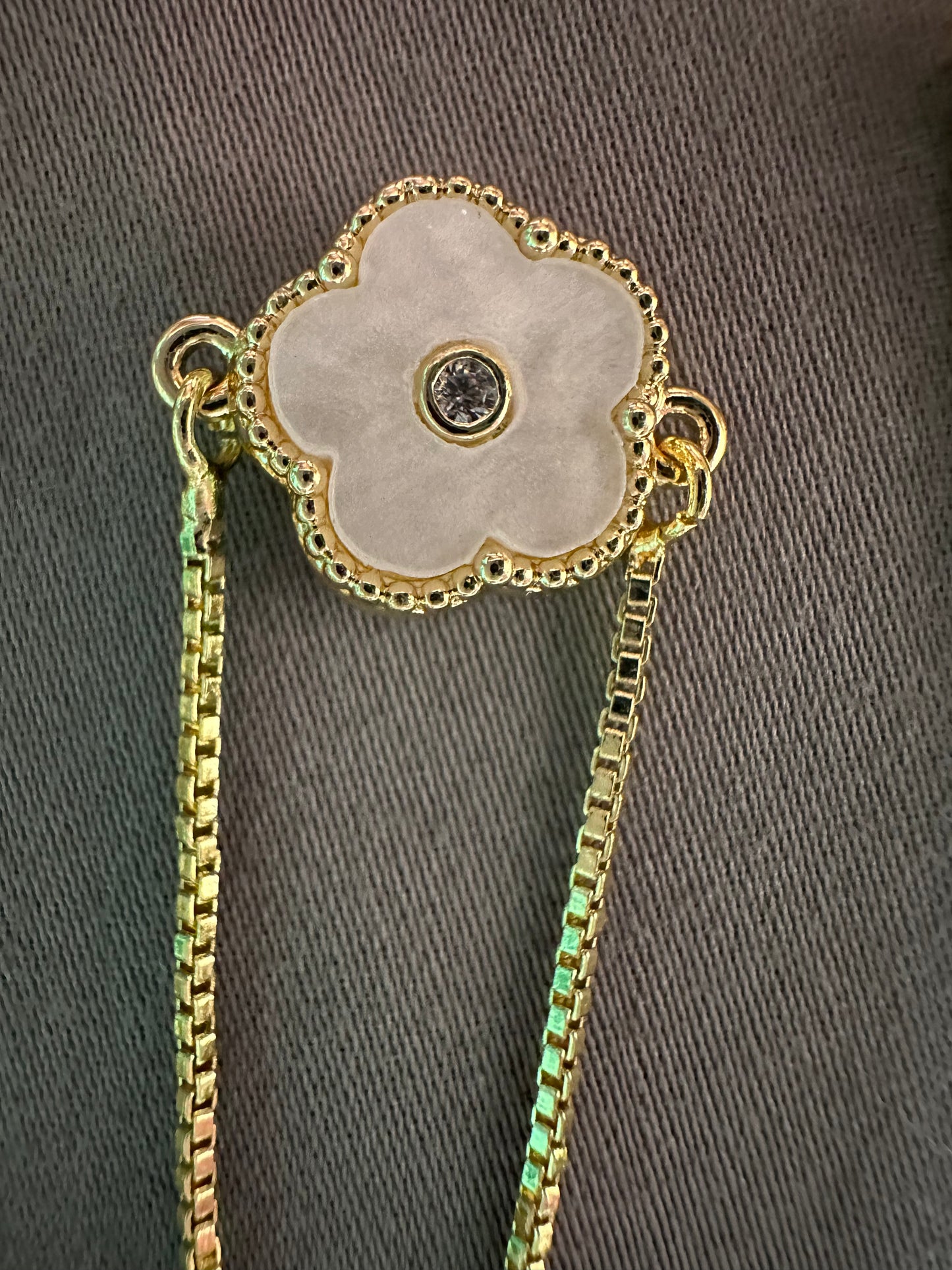 Five Clover Bolo Bracelet
