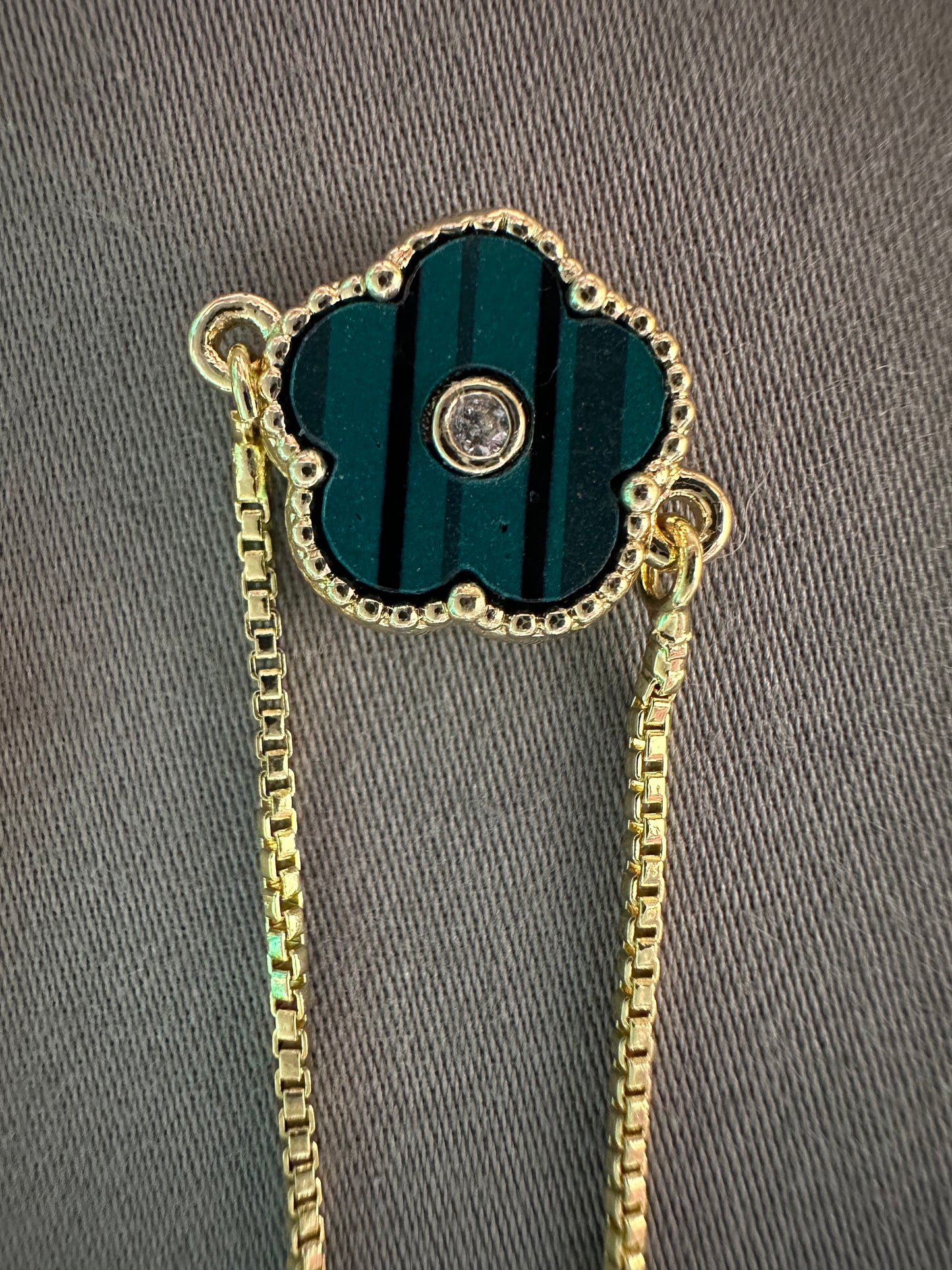 Five Clover Bolo Bracelet