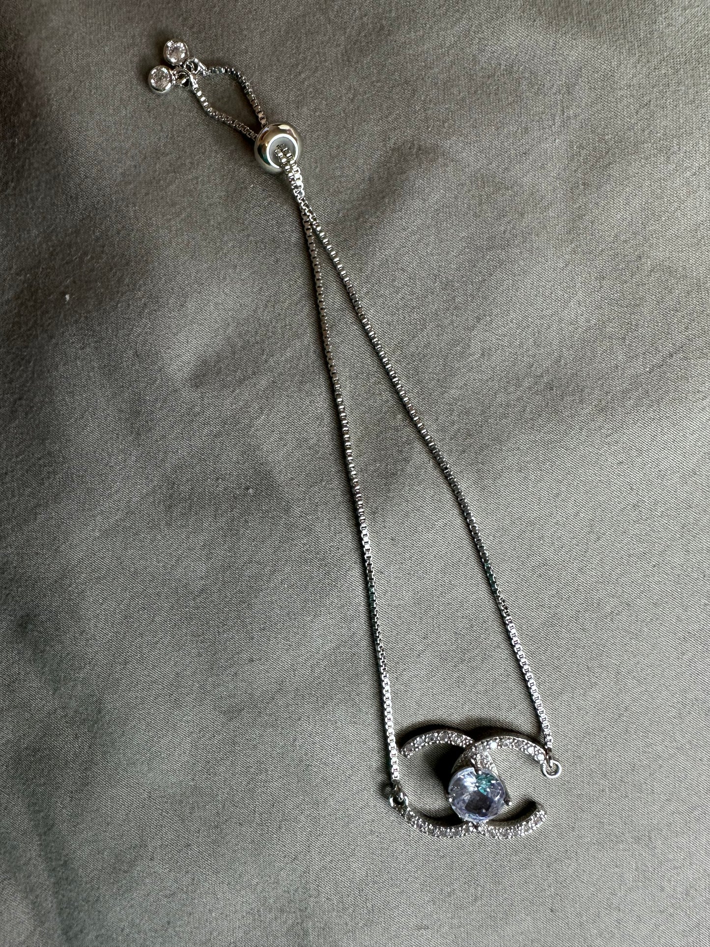 Coco CZ bolo bracelet