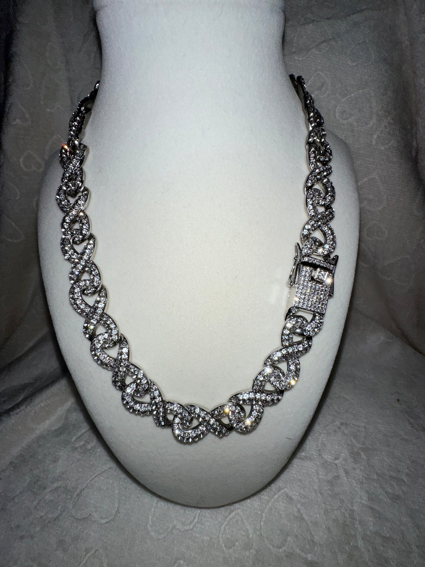 Silver Bling bling Set