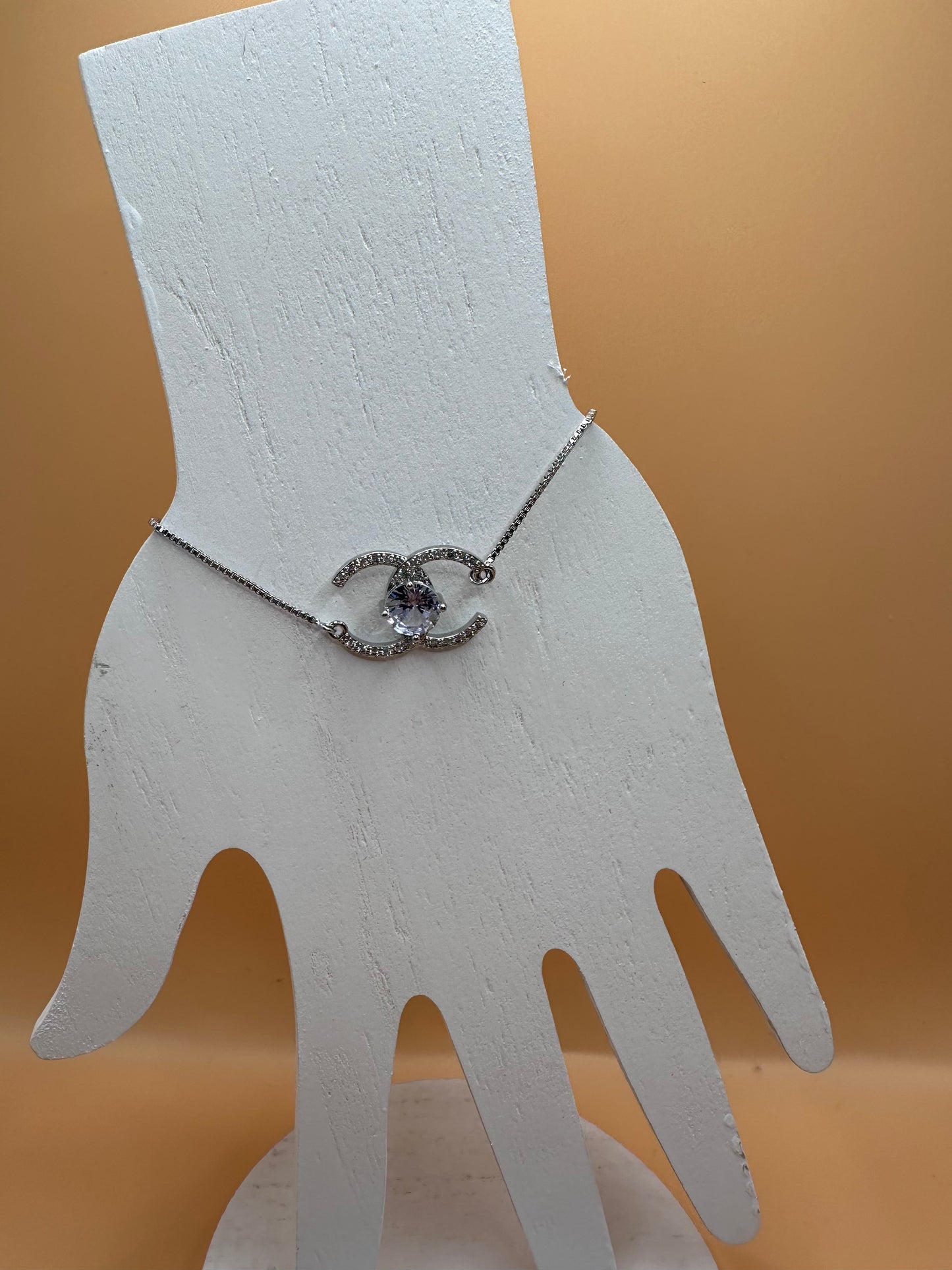 Coco CZ bolo bracelet