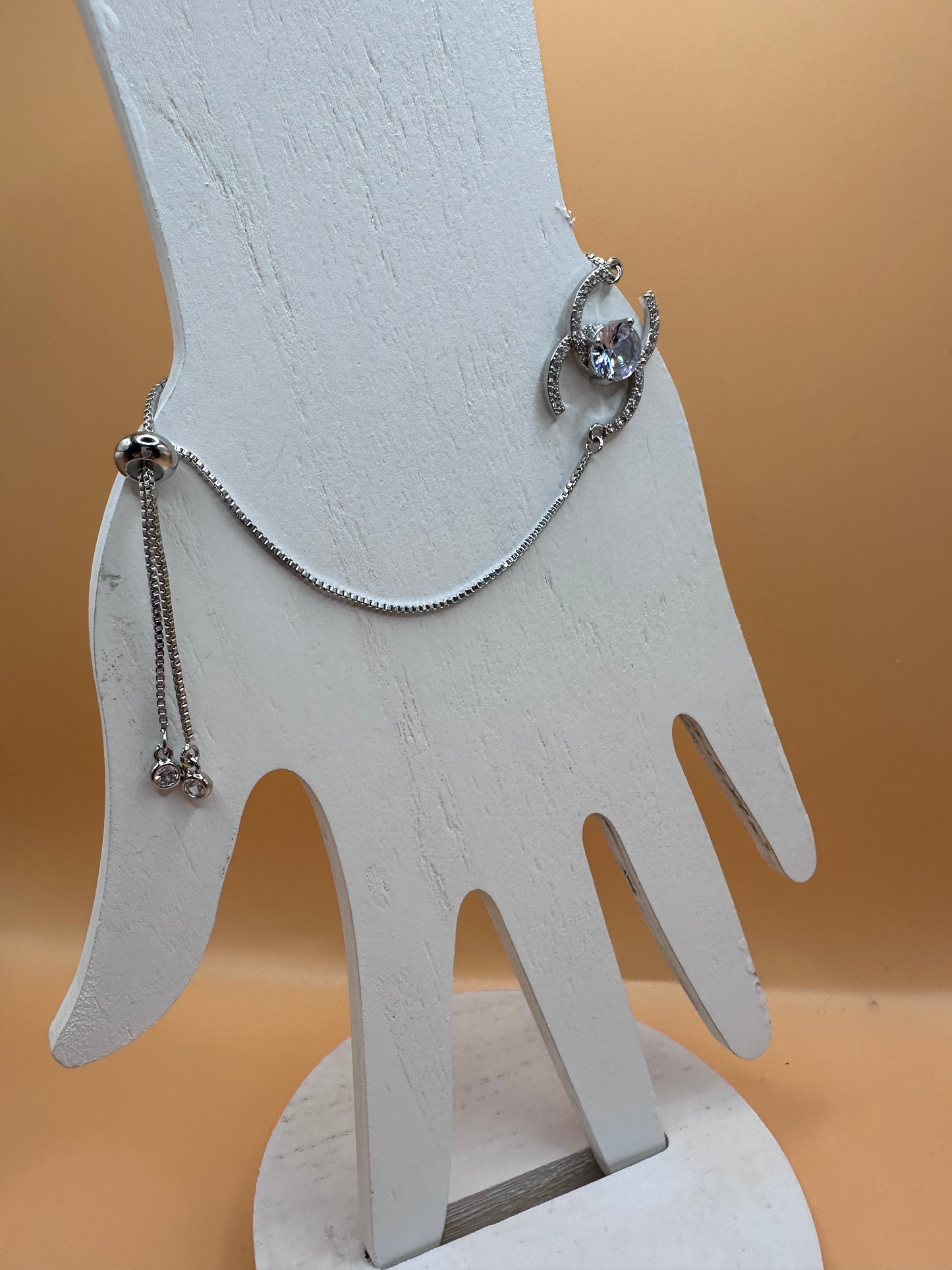 Coco CZ bolo bracelet