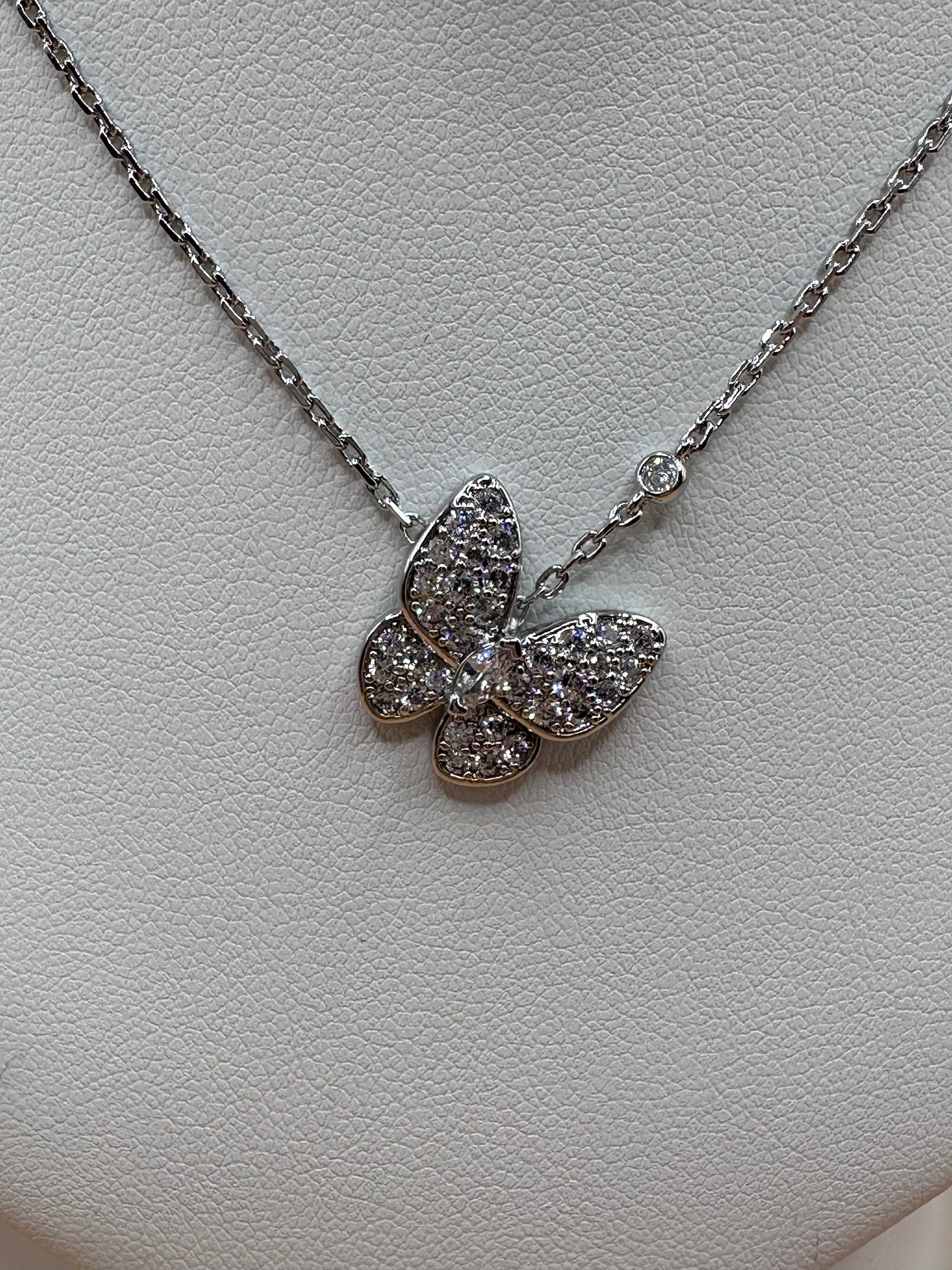 Van CA Butterfly Silver Set AAA