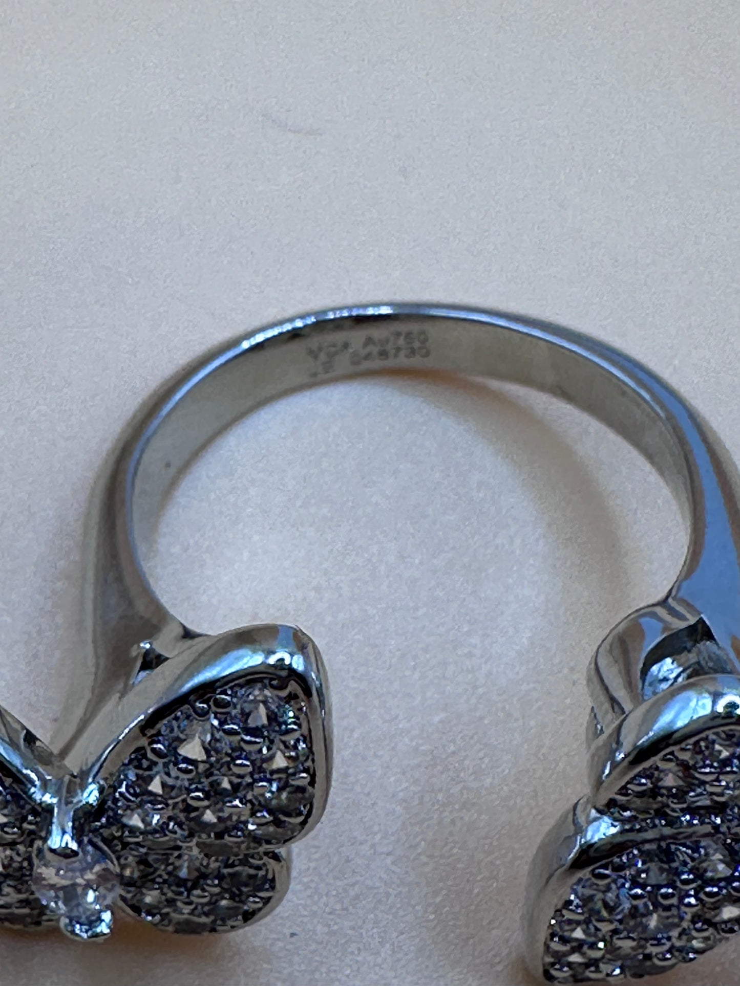 Van CA Butterfly Silver Set AAA