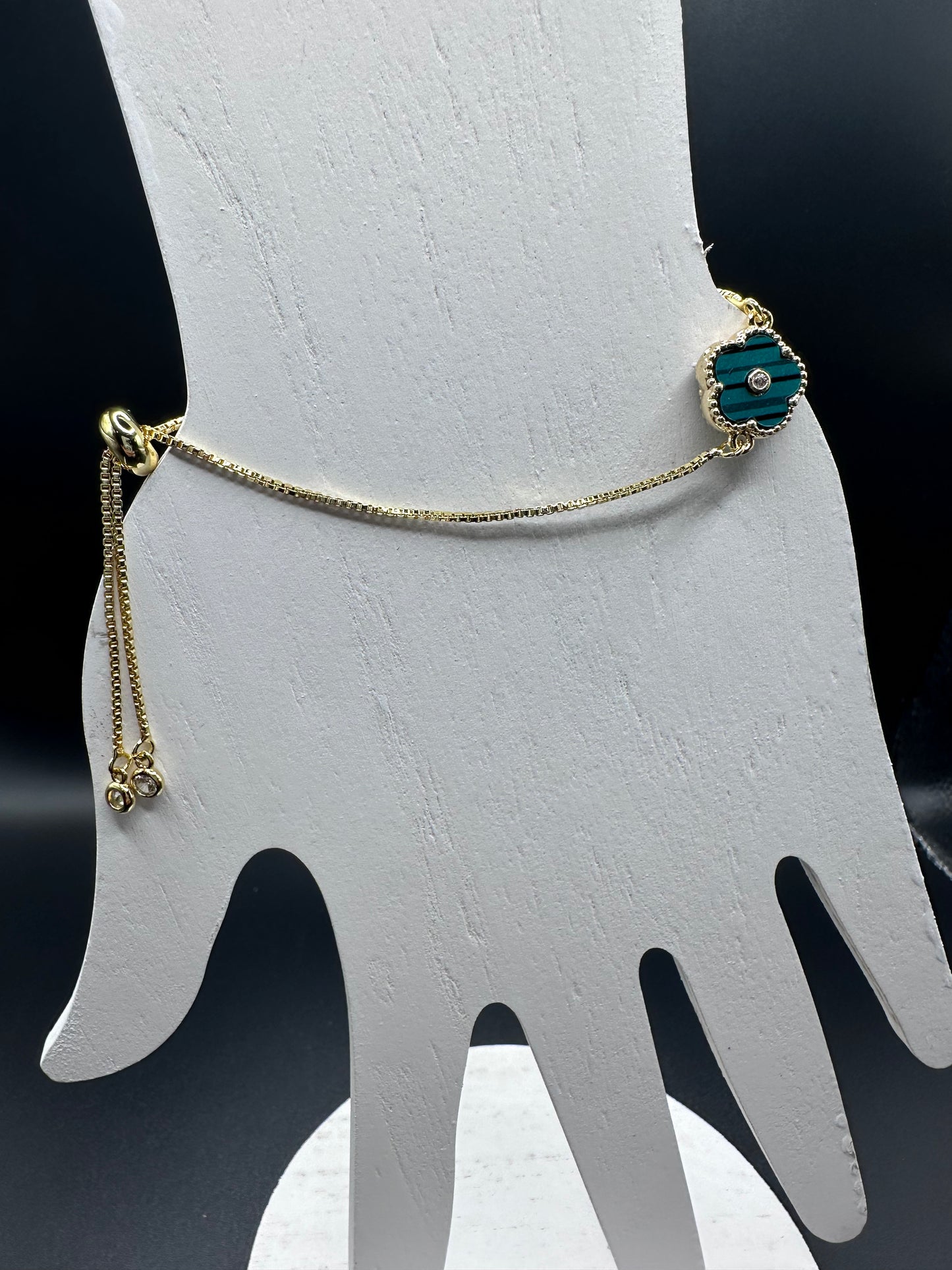 Five Clover Bolo Bracelet