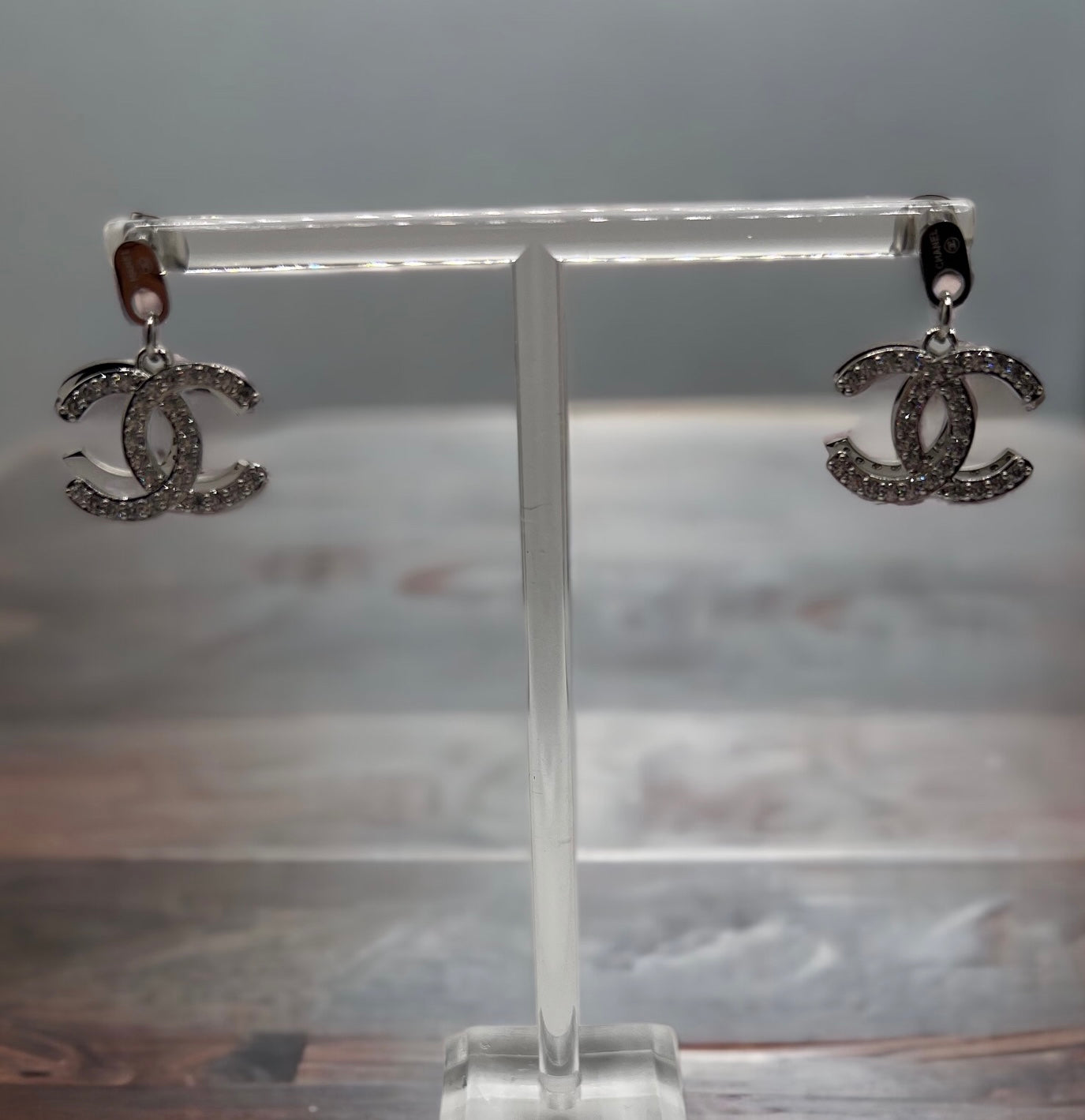 CC Inspiré Designer Boucle D'Oreille Argent