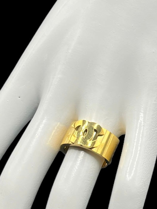 Bague de designer inspirée CC