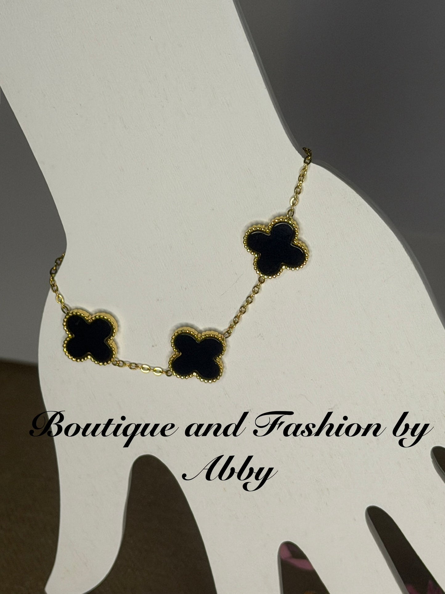 VanCli VCA Clover Set Black with bracelet