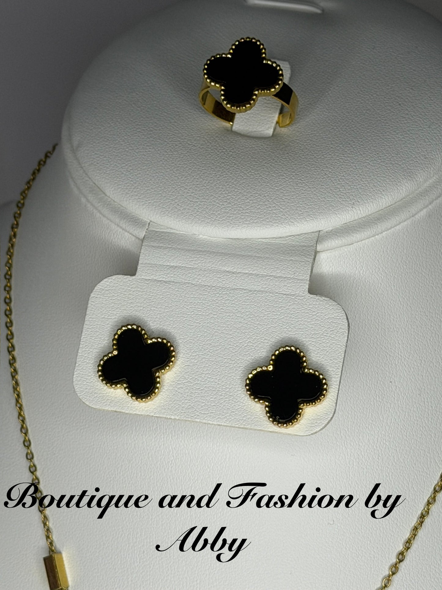 VanCli VCA Clover Set Black with Bangle
