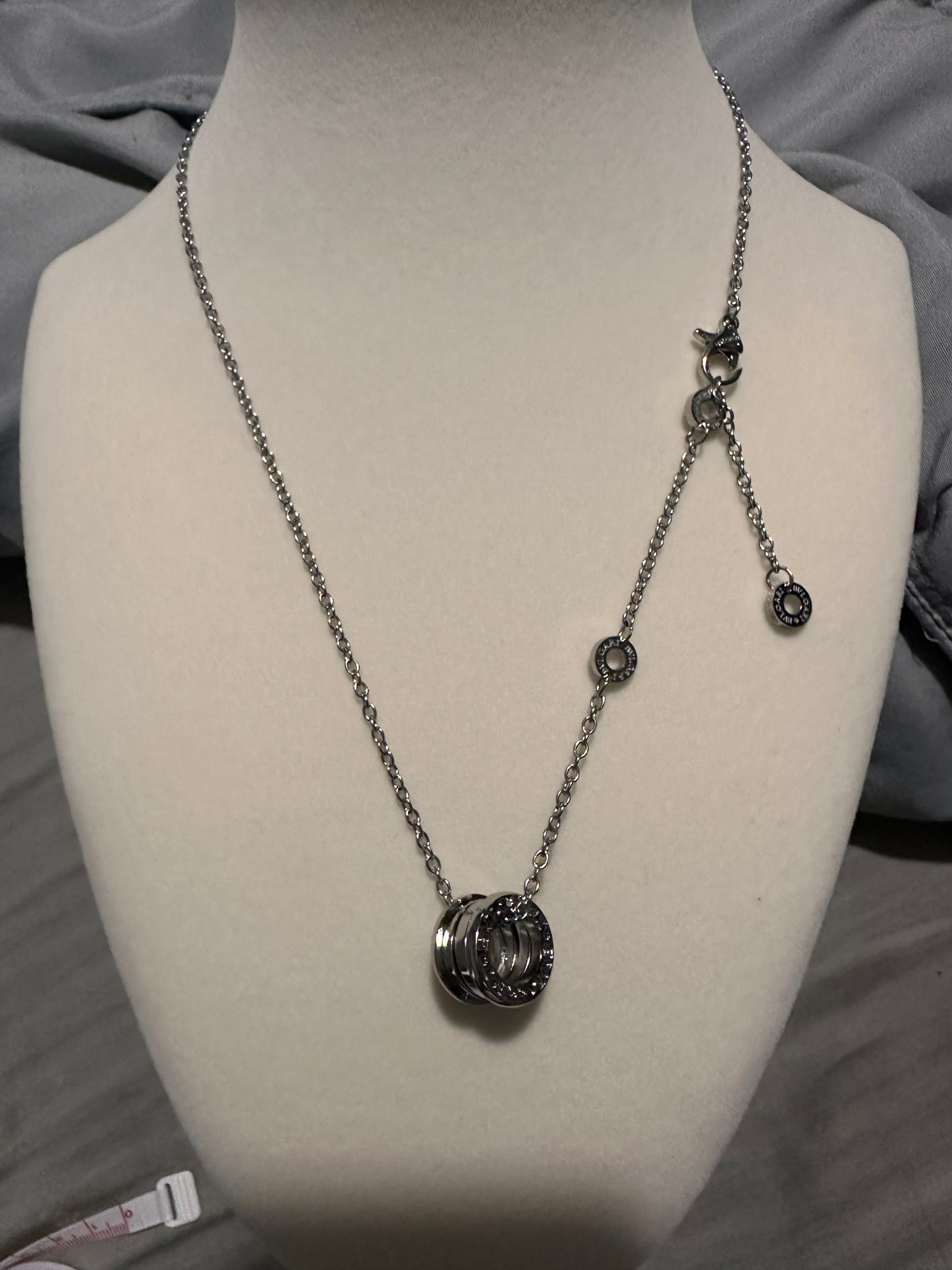 Lgari Ring necklace Silver or Rose-Gold 3A