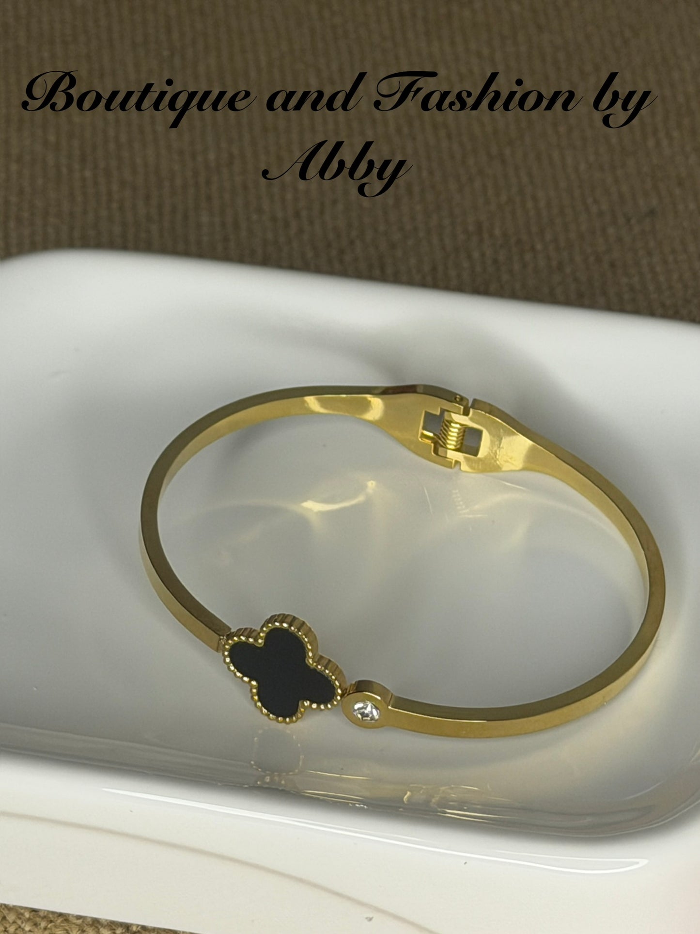 VanCli VCA Clover Set Black with Bangle