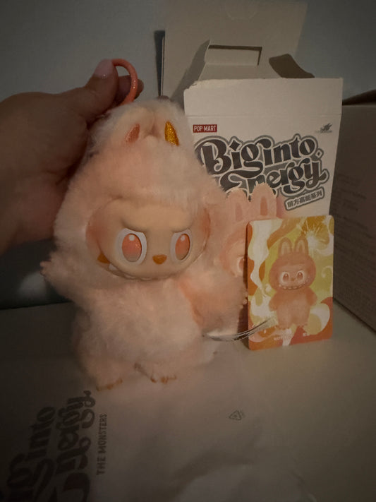 Pop Mart The Monsters Labubu 100% Authentic Big Into Energy Series-Vinyl Plush Pendant