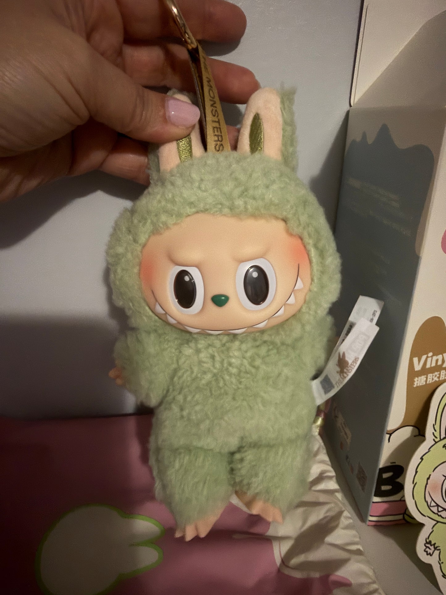 Pop Mart The Monsters Labubu 100% Authentic Exciting Macaron Vinyl Face Plush