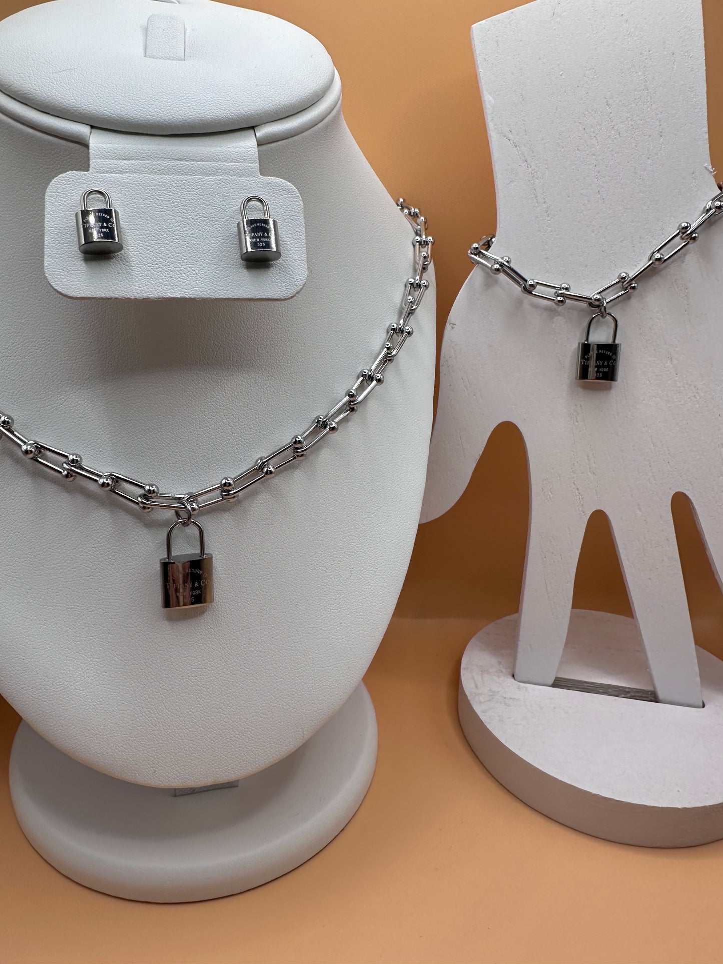 Bride Ti&Co Padlock Set