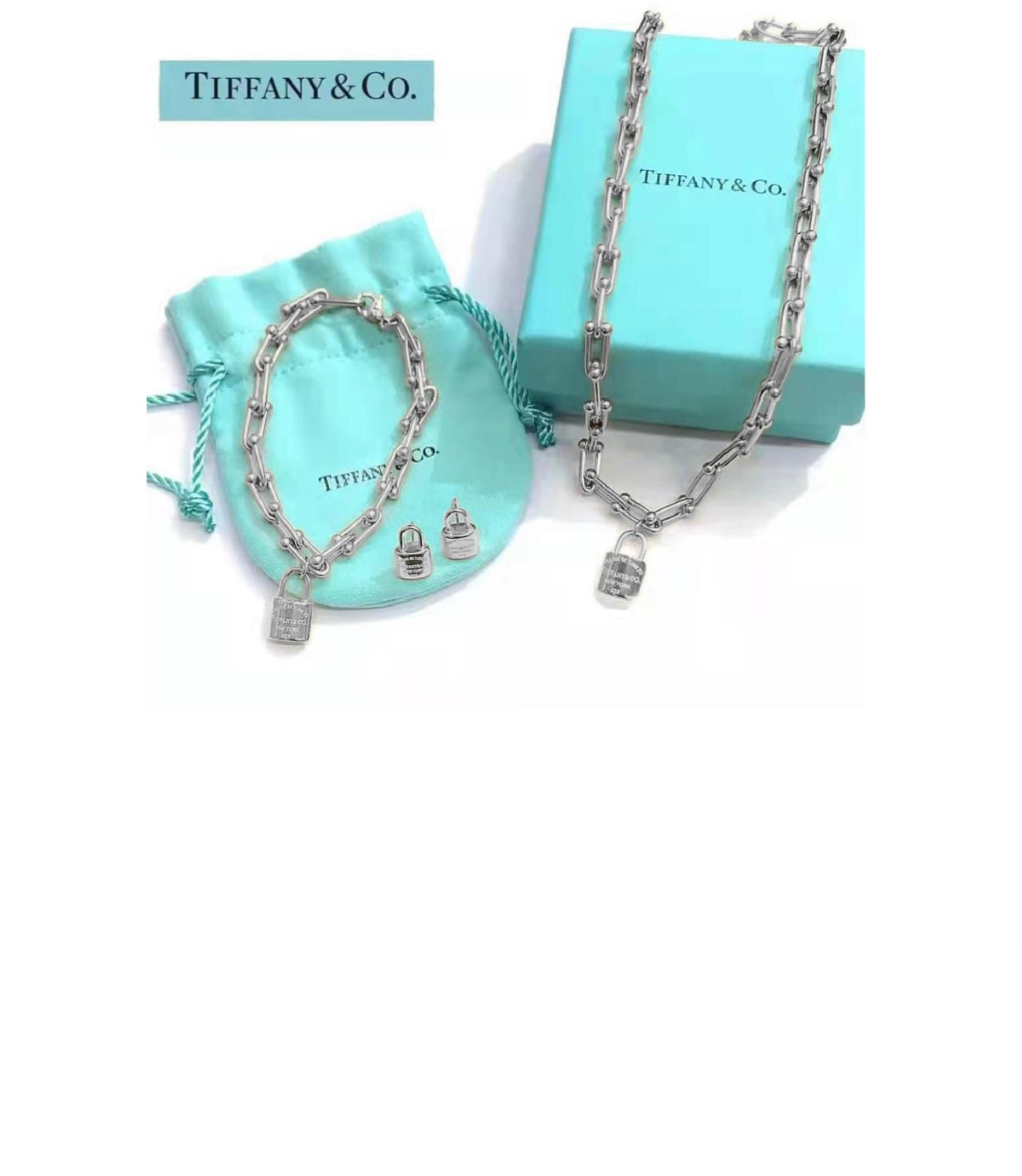 Bride Ti&Co Padlock Set